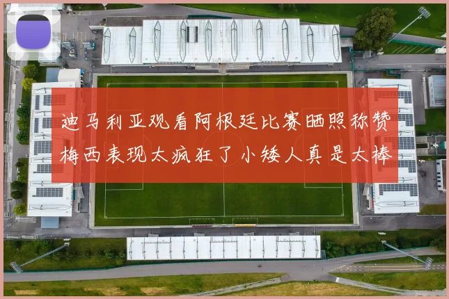 迪马利亚观看阿根廷比赛晒照称赞梅西表现太疯狂了小矮人真是太棒了